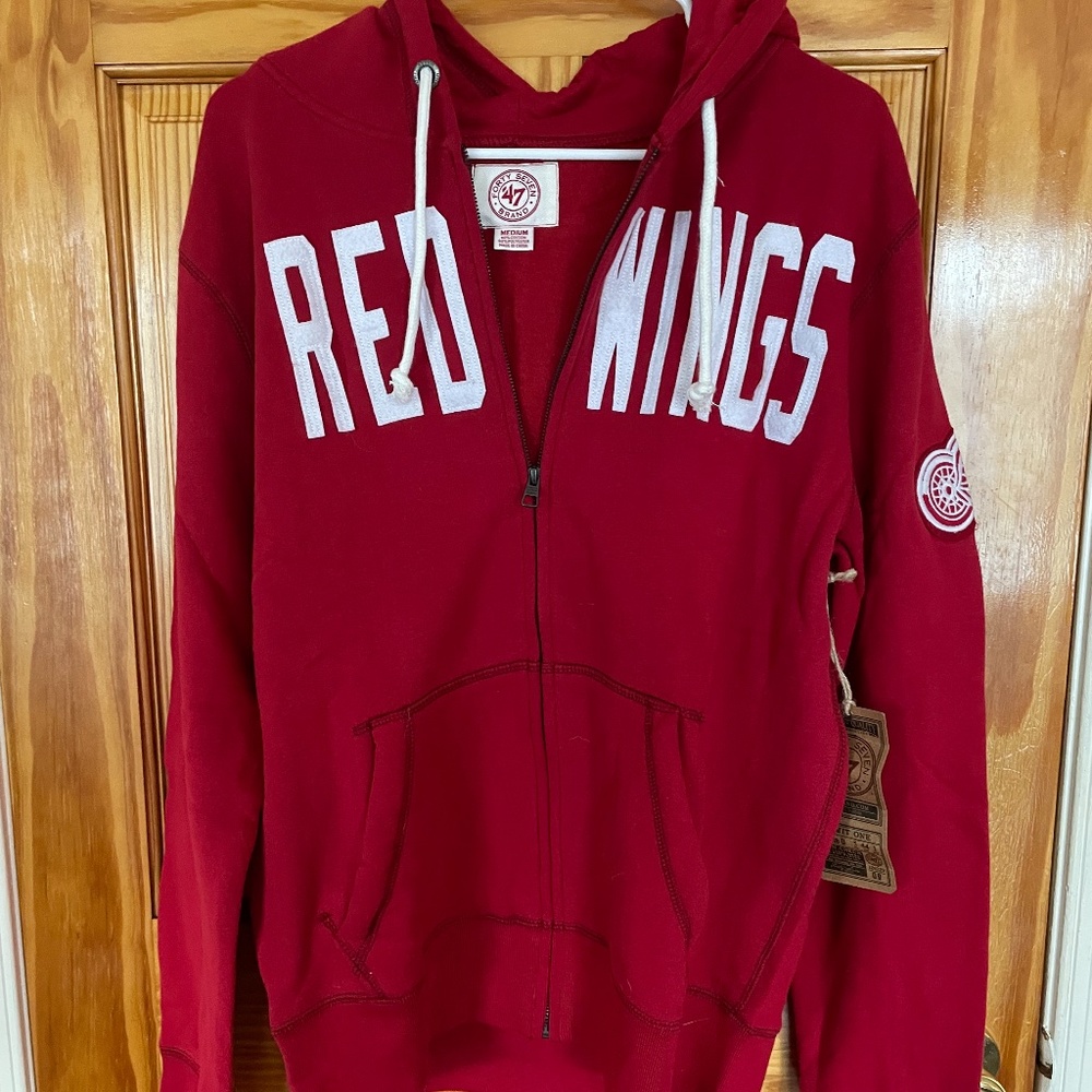 Detroit Redwings 47 Brand Hoodie
